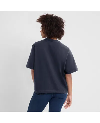 Nike Navy Chicago Bears Essential Script Relaxed Boxy T-shirt In Blue