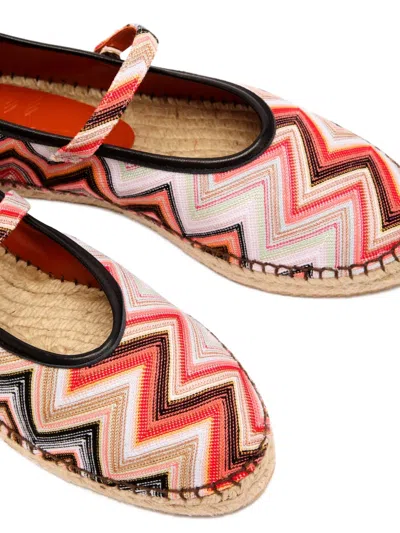 Missoni Lola Zigzag-patterned Espadrilles In Multi