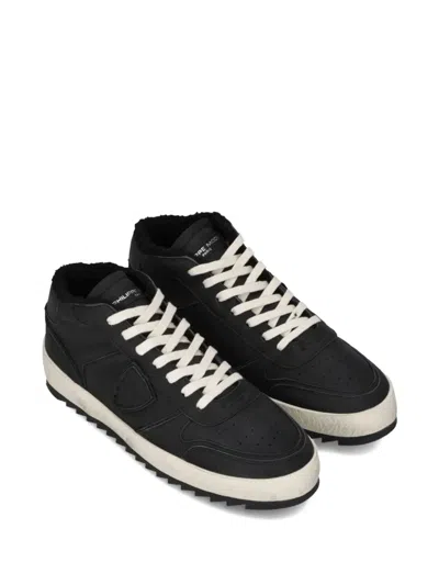 Philippe Model Nice Sneakers In Black