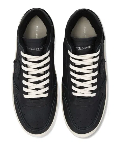 Philippe Model Nice Sneakers In Black