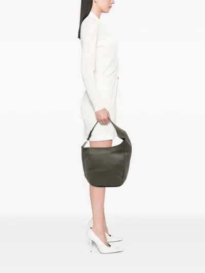 Pre-owned Gucci 2016-2025 Leather Greenwich Hobo Bag In Gray