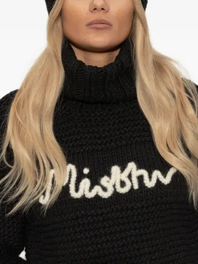 Misbhv Ribbed Hat In Black