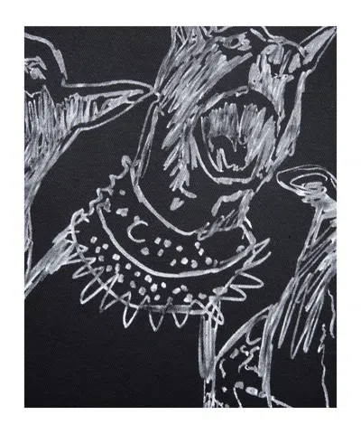 Represent Hand Drawn Thoroughbred T-shirt In Black