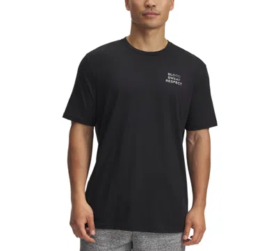 Under Armour Men's Project Rock Short-sleeve T-shirt In Black
