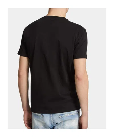 Dsquared2 Black T-shirt With 30th Anniversary Pink Print In Black