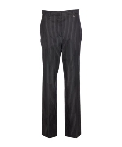 Isabel Marant Tailored Pinstripe Trousers Featuring Pockets In Black