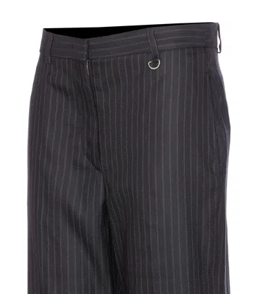 Isabel Marant Tailored Pinstripe Trousers Featuring Pockets In Black