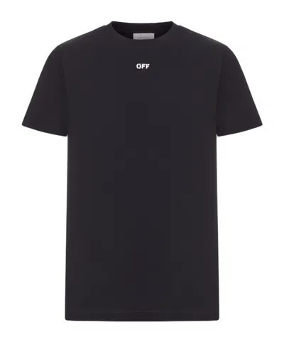 Off-white Graphic Brush Arrow Print T-shirt And Vest In Black