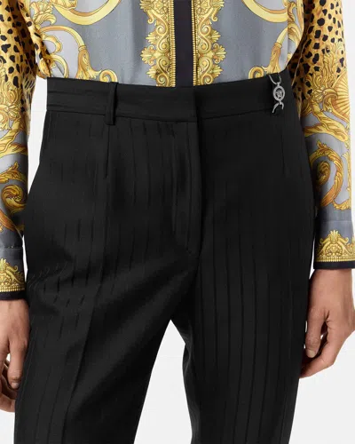 Versace Pantalón Casual - Negro In Black