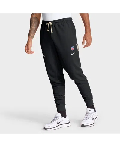 Nike Black Minnesota Vikings Sideline Standard Issue Ground Game Dri-fit Taper Pants In Black