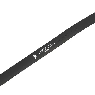 Weekend Max Mara Logo Belt In Black