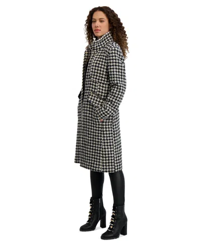 Karl Lagerfeld Women's Zip-front Boucle Coat, Created For Macy's In Multi
