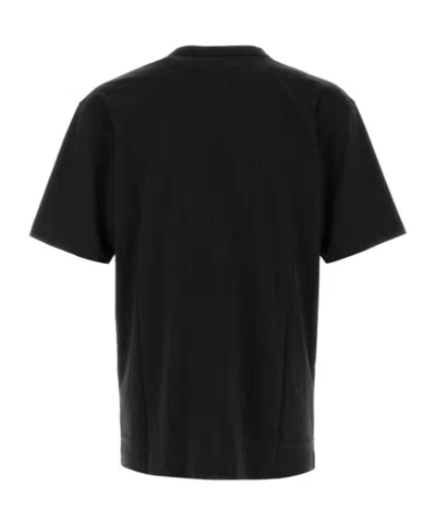 Dries Van Noten Oversized Black Cotton T-shirt In Black