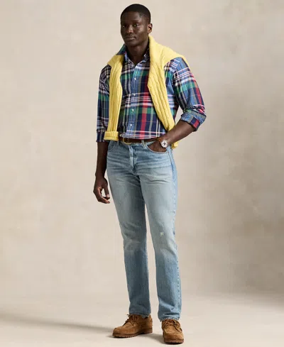 Polo Ralph Lauren Check Pattern Shirt Custom-fit In Multi