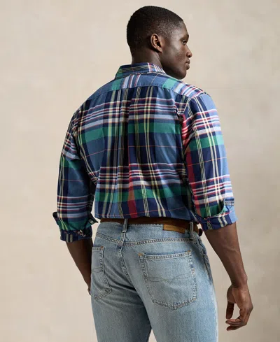 Polo Ralph Lauren Check Pattern Shirt Custom-fit In Multi
