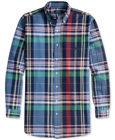 Polo Ralph Lauren Check Pattern Shirt Custom-fit In Multi