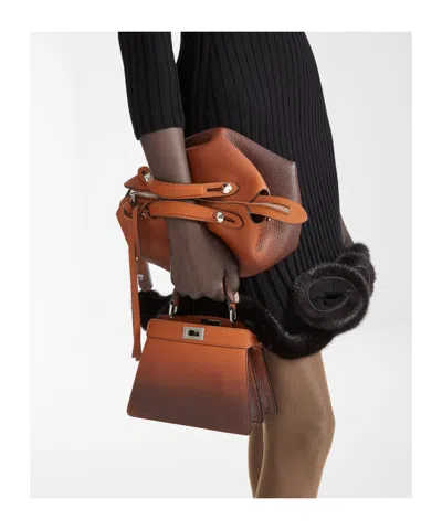 Fendi By The Way Soft Medium In Brown