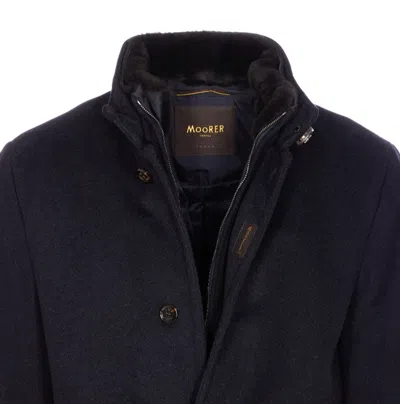 Moorer Calegari Padded Coat In Black