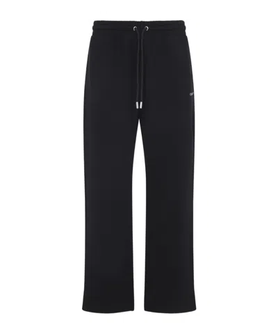 Off-white Comfortable Trousers With Side And Back Pockets In Black