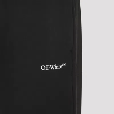 Off-white Comfortable Trousers With Side And Back Pockets In Black