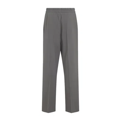 Fear Of God Premium Lyocell-cotton Blend Trousers With Adjustable Waistband In Gray