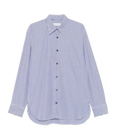 Dries Van Noten Croomd Shirt In Blue