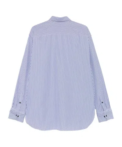 Dries Van Noten Croomd Shirt In Blue
