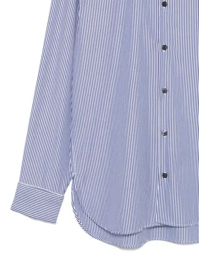 Dries Van Noten Croomd Shirt In Blue