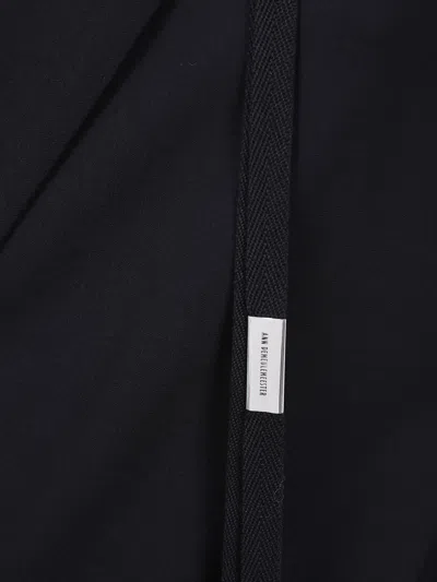 Ann Demeulemeester Olena Wrap Deconstructed Blazer In Black