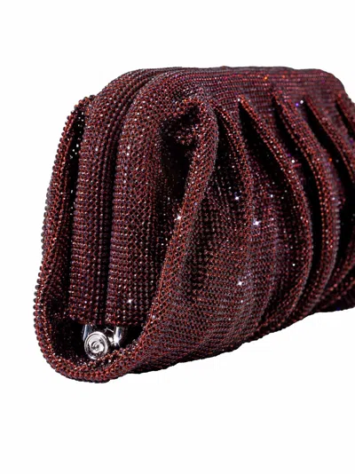 Benedetta Bruzziches Benendetta Bruzziches Venus La Grande Clutch In Burgundy