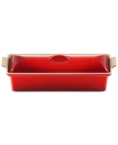 Le Creuset Enameled Cast Iron 2 Qt. Traditional Rectangular Terrine In Red
