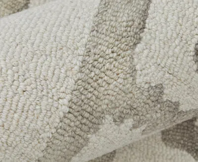 Feizy Lorrain 8919f 3'6"x5'6" Area Rug In White