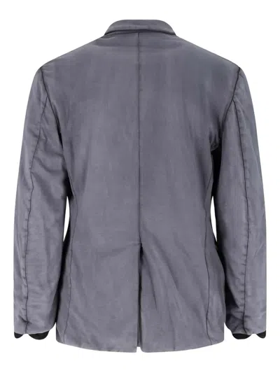 Magliano Jacket With Front Pockets And Notch Lapel In Gray