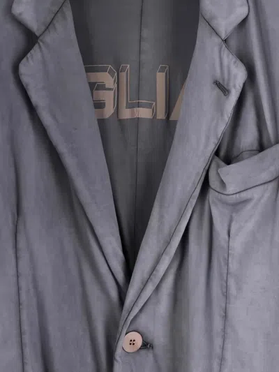 Magliano Jacket With Front Pockets And Notch Lapel In Gray