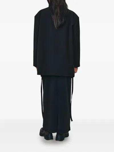 Studio Tomboy Single-breasted Oversized Jacket In Black