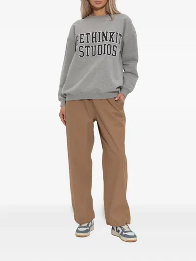 Rethinkit Studios Logo Sweatshirt In Gray