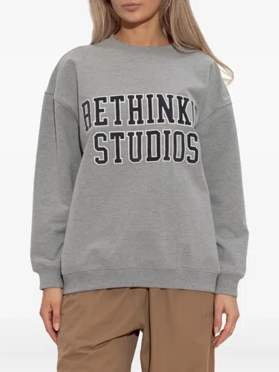 Rethinkit Studios Logo Sweatshirt In Gray