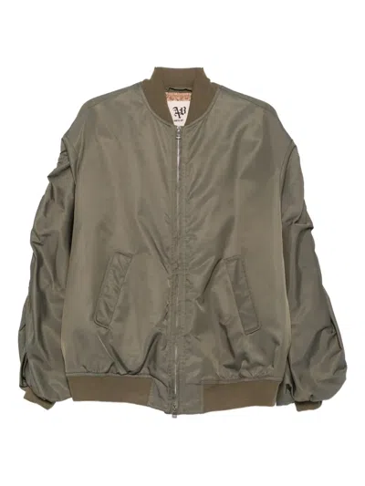 Aniye By Zippered Long-sleeved Casual Jacket In Gray