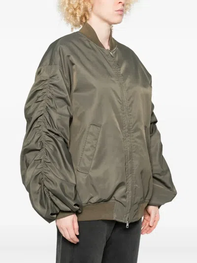 Aniye By Zippered Long-sleeved Casual Jacket In Gray