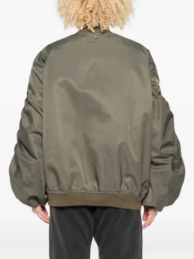 Aniye By Zippered Long-sleeved Casual Jacket In Gray