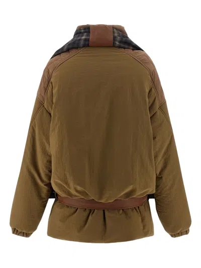 AMY 围巾细节填充夹克