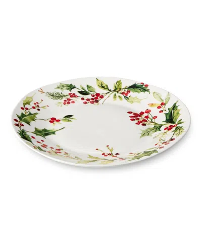 Certified International Holly Vines Oval Platter In Multi
