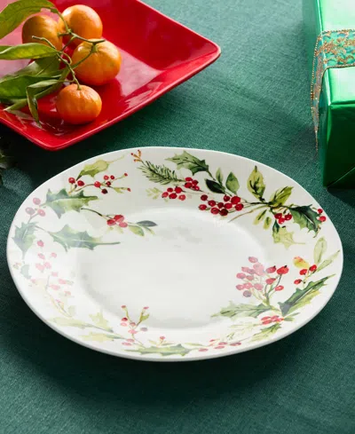Certified International Holly Vines Oval Platter In Multi