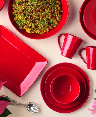 Certified International Christmas Round Platter In Multi