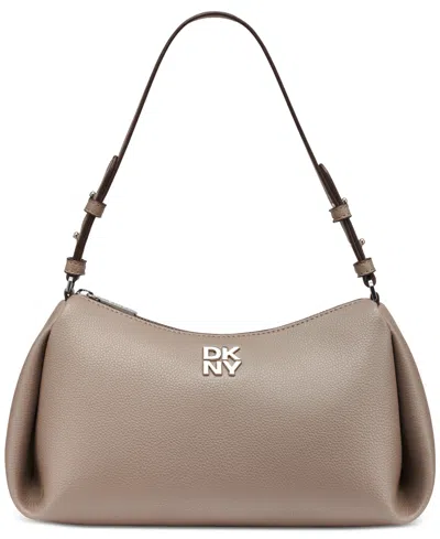 Dkny Remy Top Zip Shoulder Bag In Brown