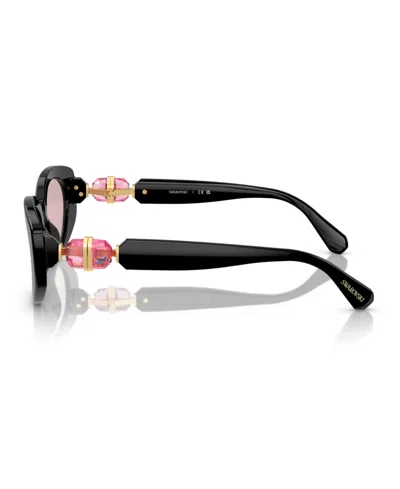 Swarovski Women's Sunglasses Sk6002 In Black
