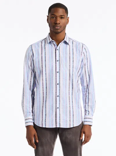 Robert Graham Drakeswood Long Sleeve Button Down Shirt In White