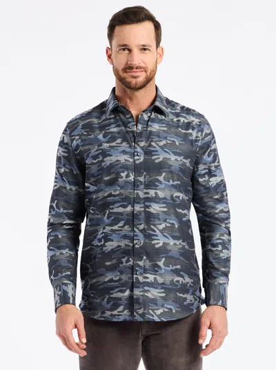 Robert Graham Harrington Long Sleeve Button Down Shirt In Black