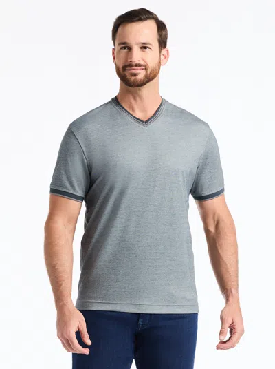 Robert Graham Holton Short Sleeve T-shirt In Gray