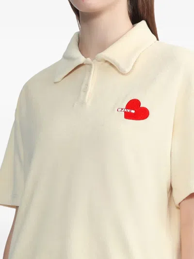 B+ab Heart-embellished Skirt Set In Neutral